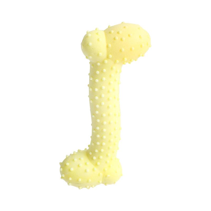 Z Shaped Bone Pet Dog Molar Chew Toy Bite Resistant Interactive Playing Supply