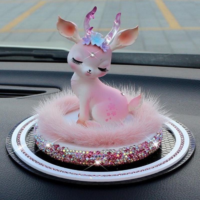

Deer Car Ornaments with Diamonds for Women s Center Console