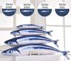 [dokidoki] Sanma (Pazifischer Makrelenhecht) Fischkissen Sardine Katze Plüschtier, Niedlicher und Lustiger Artikel, Perfekt für Veranstaltungen, Partys, Halloween und Instagram (55 cm)