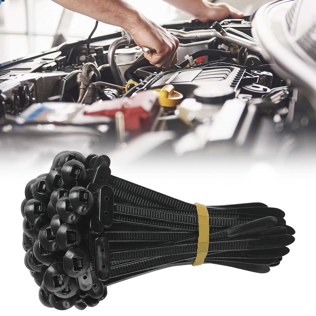 Car Trim Panel Retainer Clips Heavy Duty Secure Fastener Automotive Cable Tie For Auto Motorcycle EV Sedan Trunk Outdoor Garage