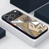 Geometric Patterned Print Case For iPhone 17 Air 16e 16 15 14 Pro Max 13 15 Pro 17 Pro 17 Shockproof Soft Edge Hard PC Matte Phone Cover