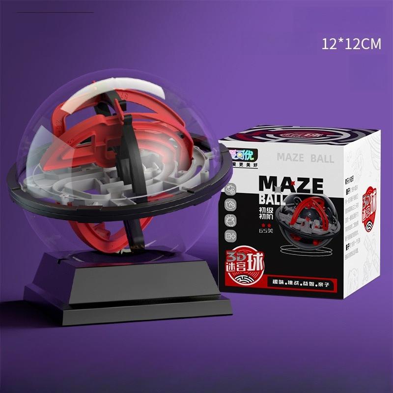 

Rotating Sphere Bearing 3D Maze Learning Education Stress Ease Cube Workspace Table Stress Reducing Toys For Children Anti Anxiety