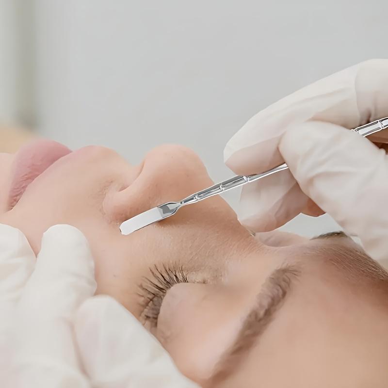 Edelstahl Doppelseitiges Mitesserentferner-Werkzeug Ideal für Alle Hauttypen Hautpflege-Werkzeug