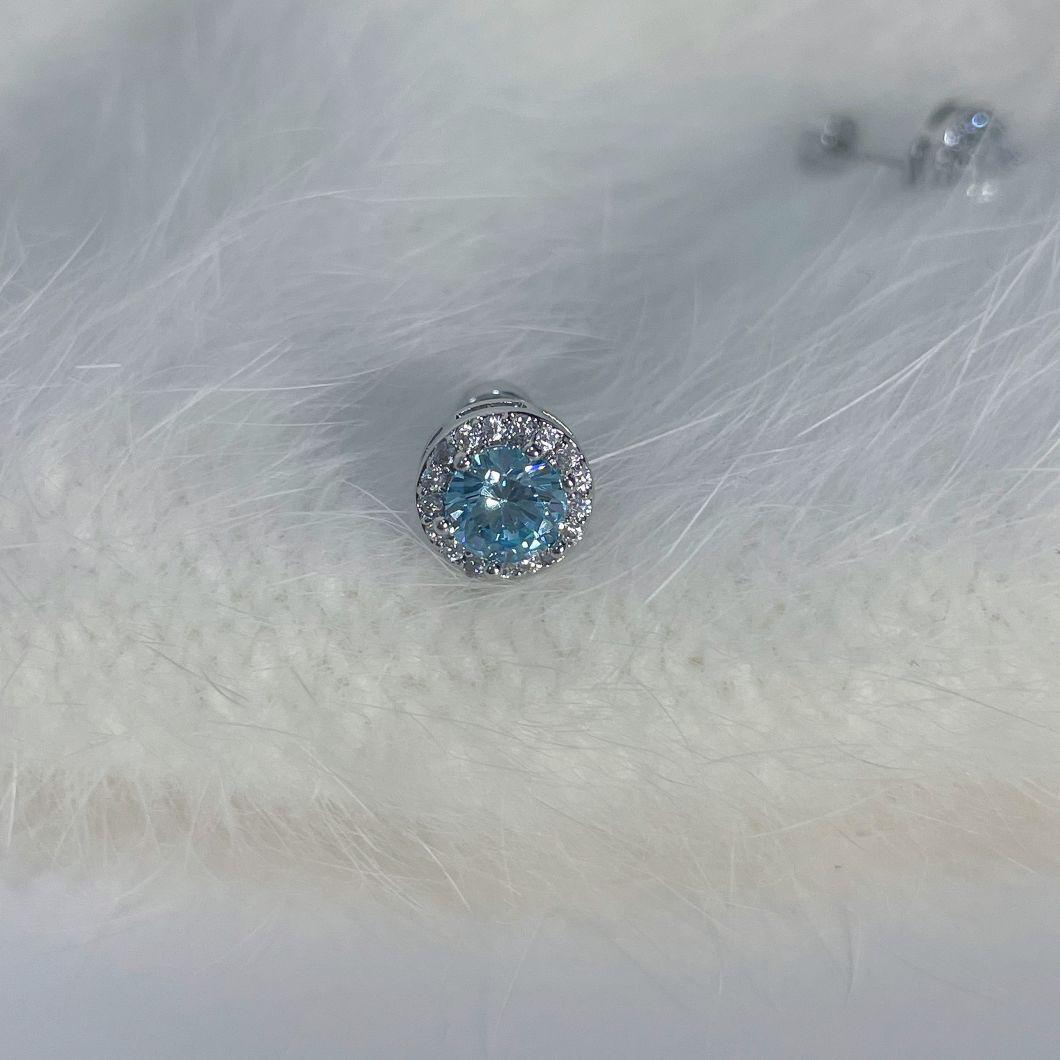 Luxurious Sparkling Zirconia Ear Studs: Versatile, High-End Fashion for Daily Wear