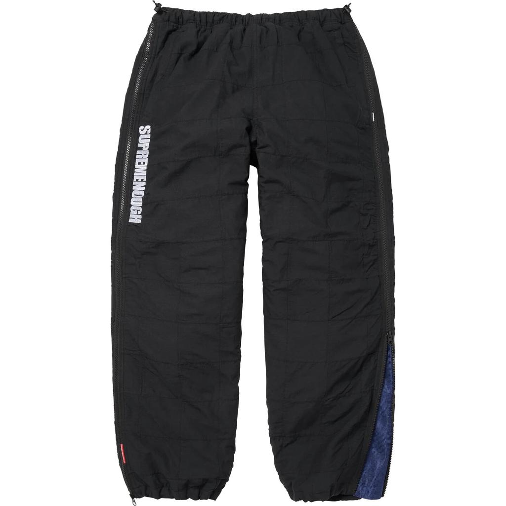 Supreme GOODENOUGH Patchwork Full Zip Track Pant Black
