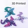 14Cm 3D Printed Magic Wing Dragon Movable Joint Fidget Toy Rotatable Articulated Office Desktop Ornament Toy Crafts Gift