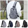 Retro Oxford Shoulder Bag Zipper Pocket Nylon Shoulder Bag Protable Chest Bag Men  Outdoor