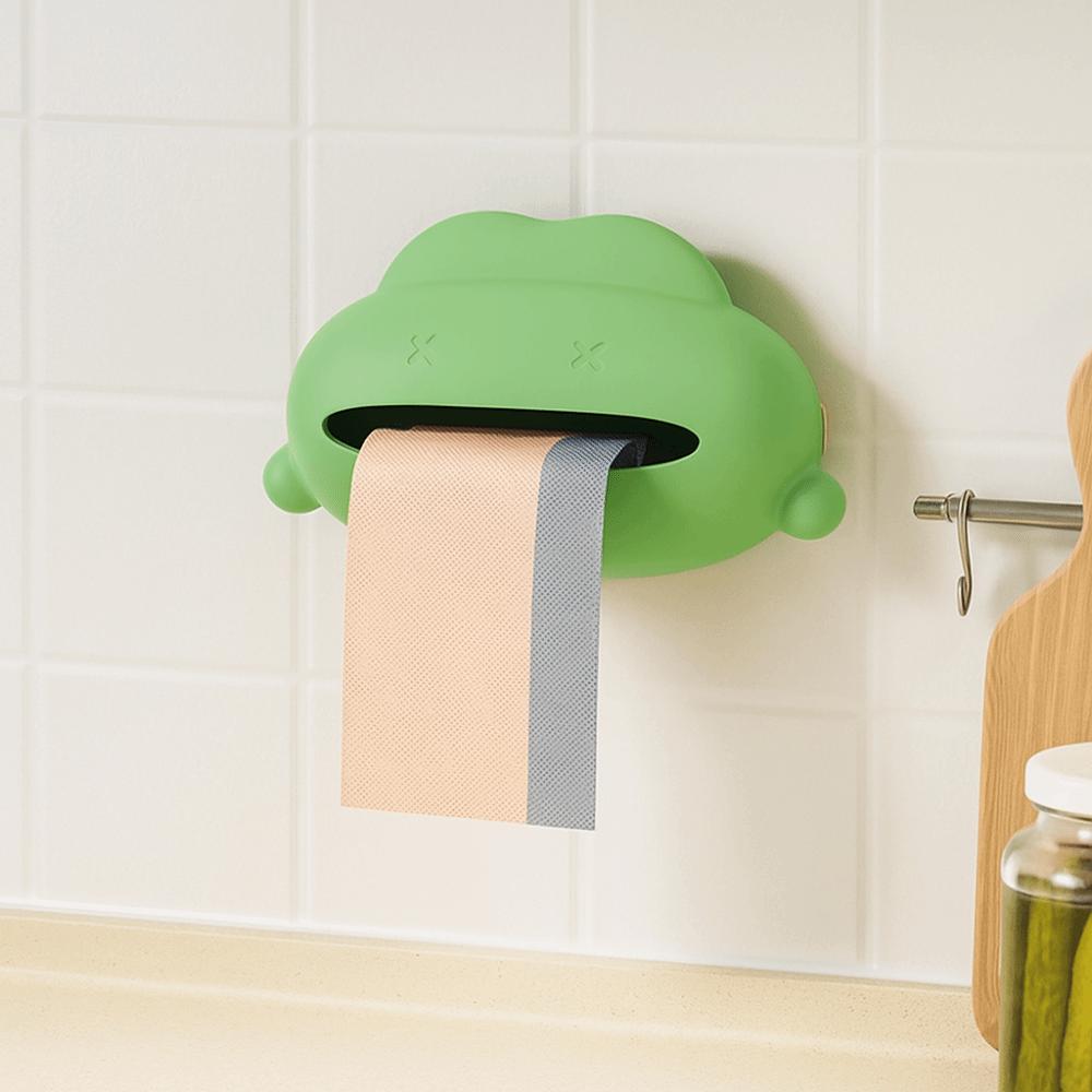 Plastic Garbage Bag Storage Box Wall Mounted Storage Holder Cleaning Bag Sorting Box  Household
