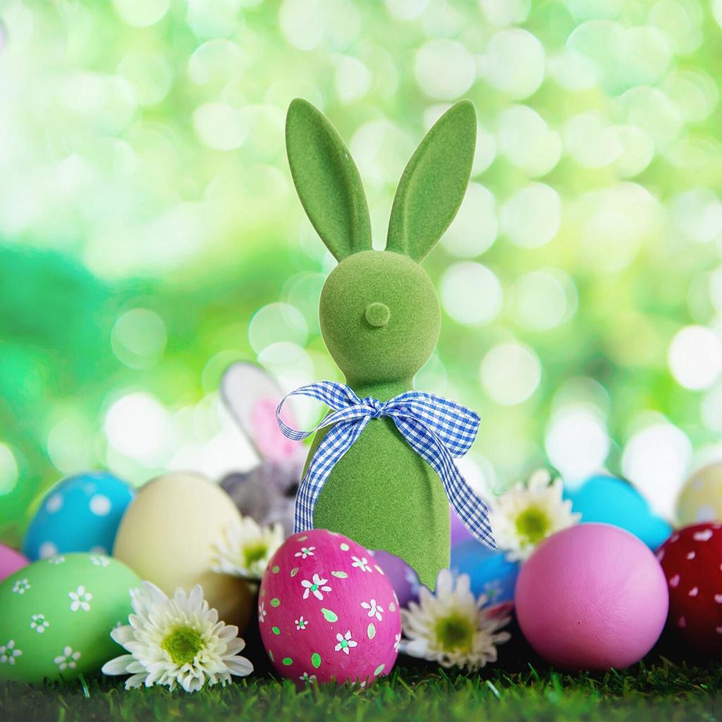 Bunny Figurine Resin Craft for Home Office Decor