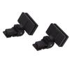 2 Stück Staubschutz-Scharnier Ersatz für Keenwood KD 291R Plattenspieler ABS Plattenspieler Staubschutz-Scharnier Plattenspieler Teile