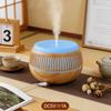 Wood Grain Aroma Diffuser with Smart Timer, Seven-Color Light, and Silent Humidifier for Large Spaces