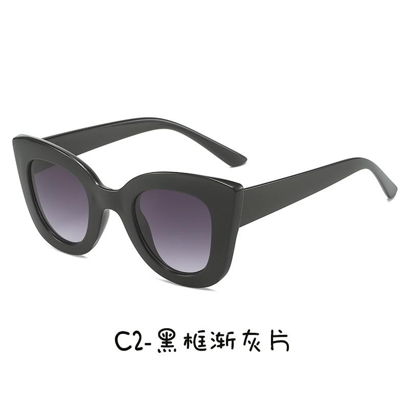 

New Fashionable Cat Eye Children s Sunglasses 115 Personalized Frame Printed Girl Cute Decoration Versatile Sunshade Mirror