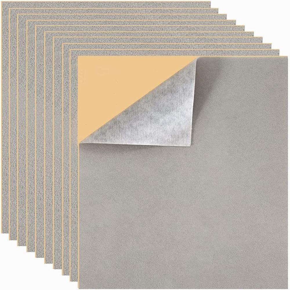 10pcs/set Peel and Stick Velvet Self Adhesive Felt DIY Craft Handmade A4 Quilting Fabric Soft Sticky Back Sheet