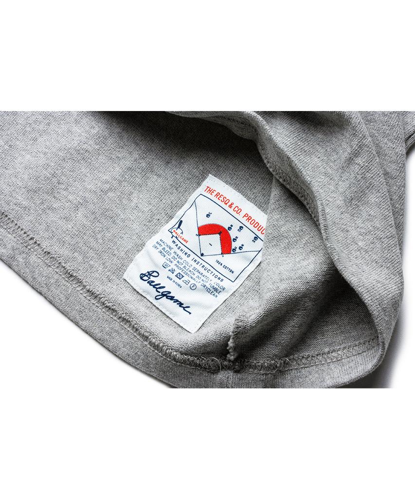 Deoleseukyu Ballgame Graphic Tee [Melange Grey]