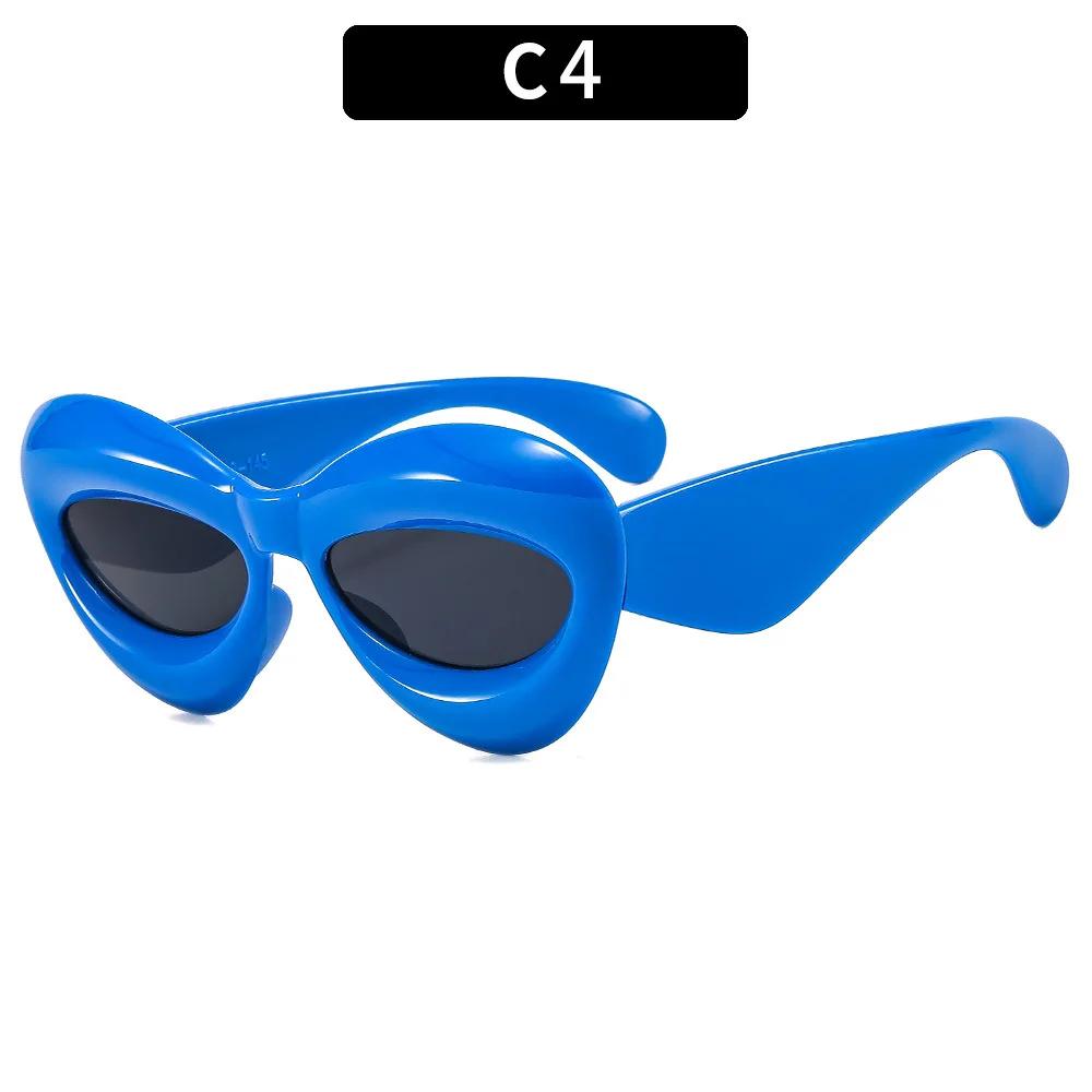 New Women Cat Eye Sunglasses Cute Candy Color Trendy Y2K Party Eyewear Spice Girls Gafas De Sol