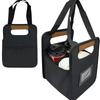4 Cup Drink Carriers Holders With Handle Insulated Compartments And Foldable Frame For Commuting Beach Trip Outdoor