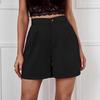 Women High Waist Wide Leg Casual Shorts Summer