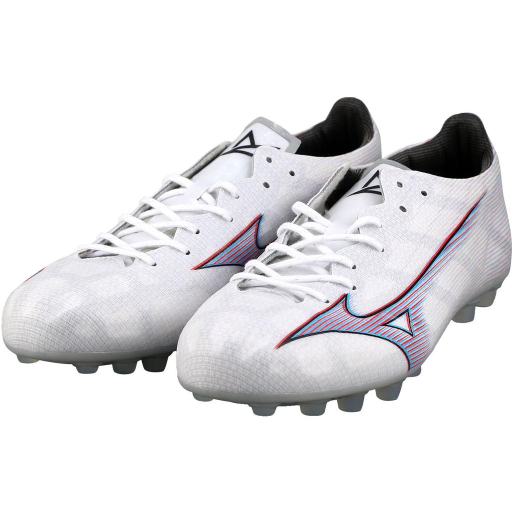 Mizuno Alpha Elite Round Toe Lace-Up AG (Rubber Short Studs) Synthetic Leather Slip-Resistant Durable Soccer Shoes Men Soccer Shoes P1GA236309