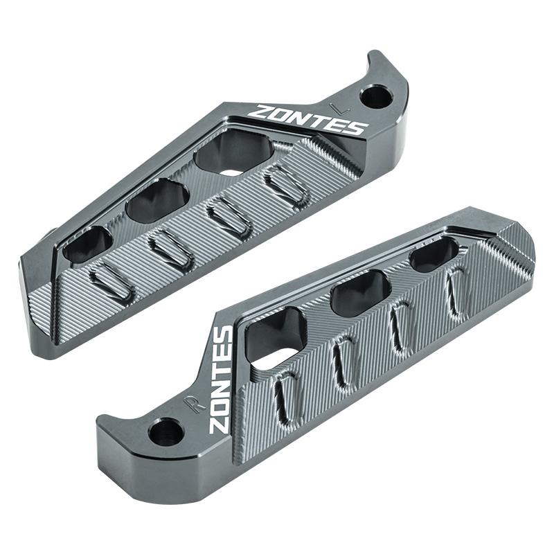 For Zontes G1 125 ZT125 G1 ZT125U ZT 125 U ZT 310X ZT310R Motorcycle Accessories Rear Pedal Passenger Footrest Pegs Foot Plate