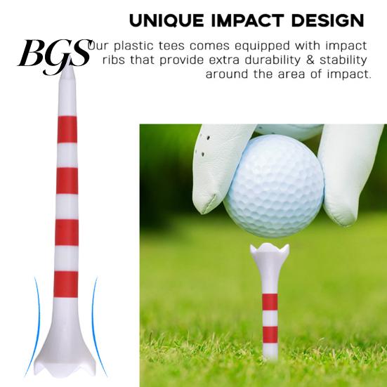 Durable Golf Tees 20Pcs High Stability Low Friction Unbreakable Easy-to-install Simple Installation Short Training Tools Aid