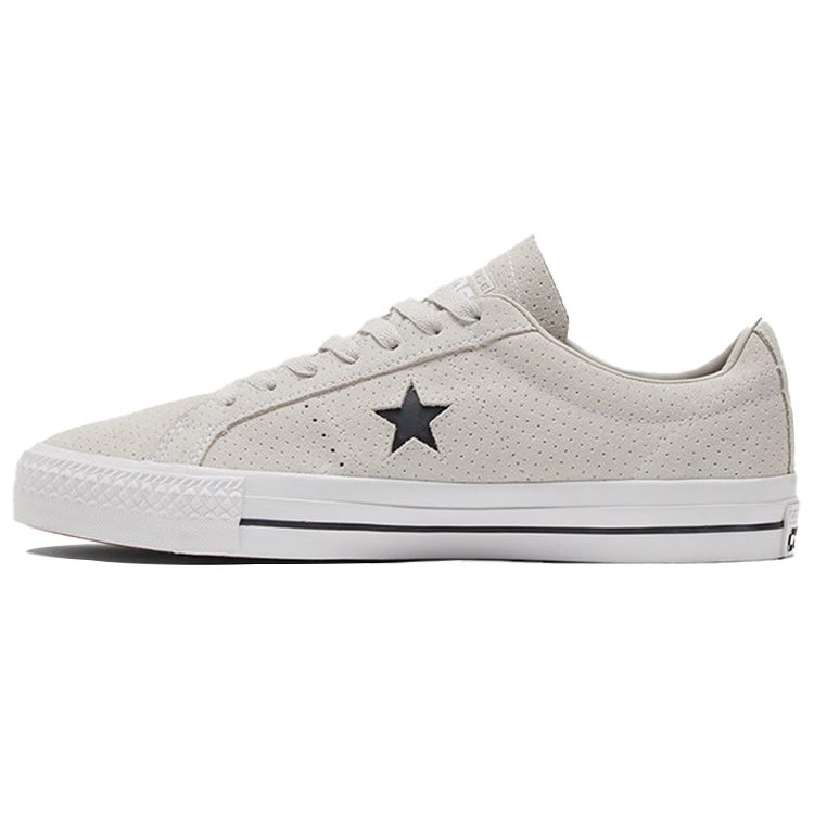 Converse One Star Pro Minimalist Comfortable Slip Resistant Durable Low Top Skate Shoes Unisex Sneakers Off-White 170072C