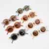 Summer Retro Round Kid Polarized Sunglasses UV 400 for Protection Child Sunglasses Holiday Outdoor