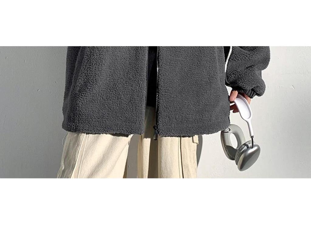 Men's Trendy Lambswool-Thickened Fleece Cotton Jacket - 2025 Spring/Autumn/Winter Collection