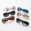 Personalized Fashionable Butterfly Iridescent SunglassesTrendy Metal Accessories Anti-glare Sunglasses With Black Tint JH3058