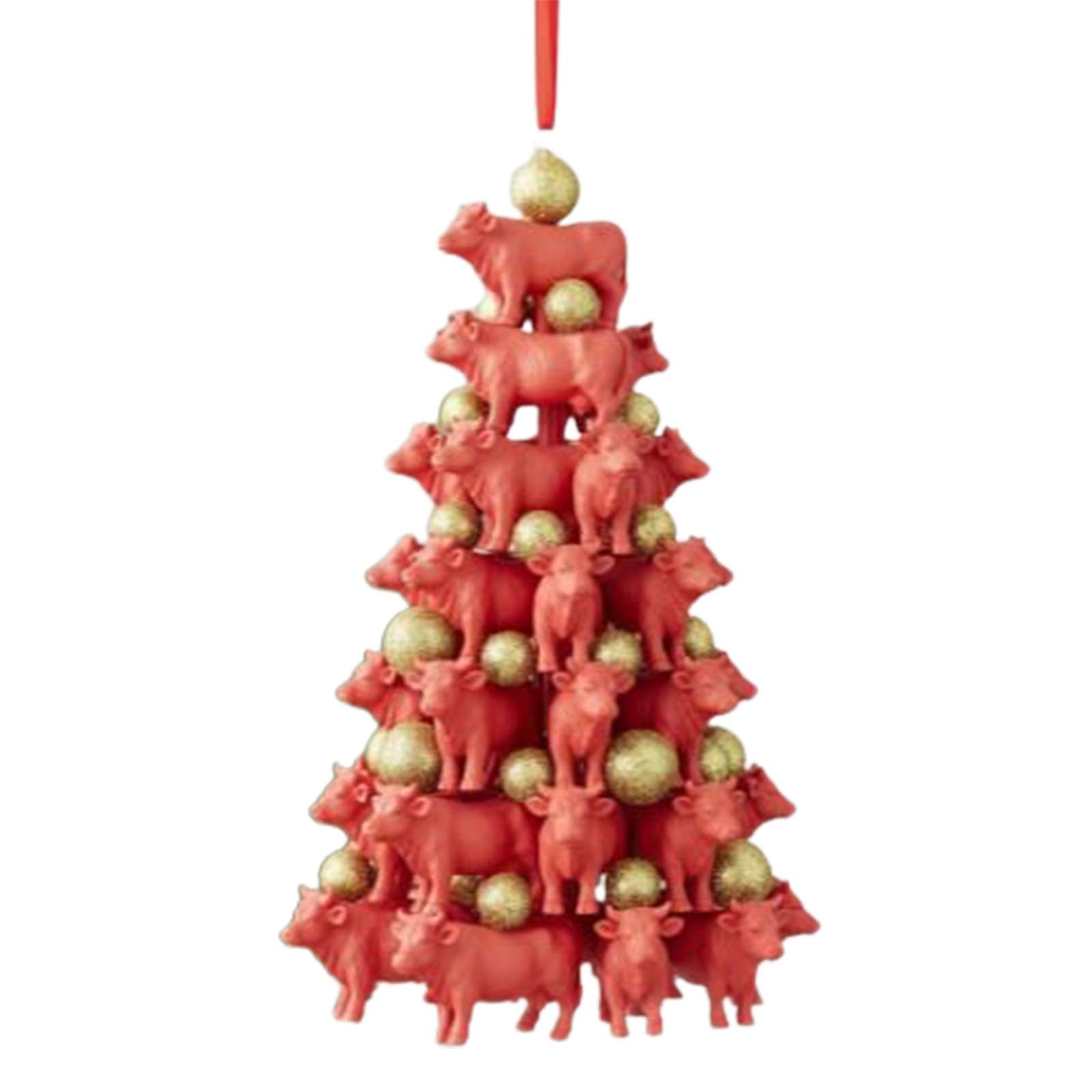 

Acrylic Flat Simulation Animal Decoration Pendant Christmas Tree Home Decoration Pendant One Size