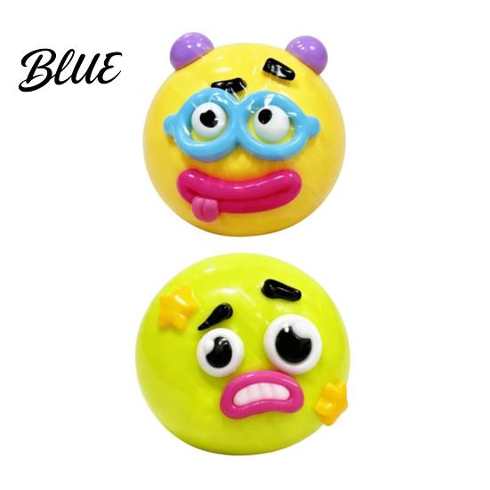 Anti-stress Toy 1/2/5Pcs Dog Face Squeeze Toy Moldable Slow Rise Cartoon Expression Stress Anxiety Relief Ball Relaxing Relieving Fidget for