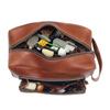 Kulturbeutel für Herren, Reise-Kulturtasche aus Leder, Dopp Kit für Männer, Rasiertasche für Reisezubehör