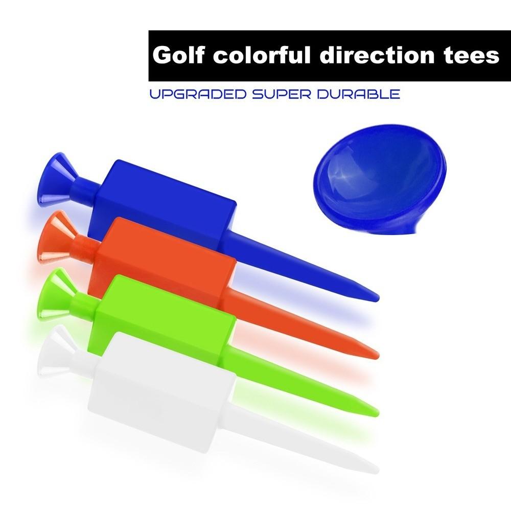 12pcs Enhance Distance Flat Ball Pegs Precise Swing Golf Tee Golf Ball Pegs  Swing Improvement