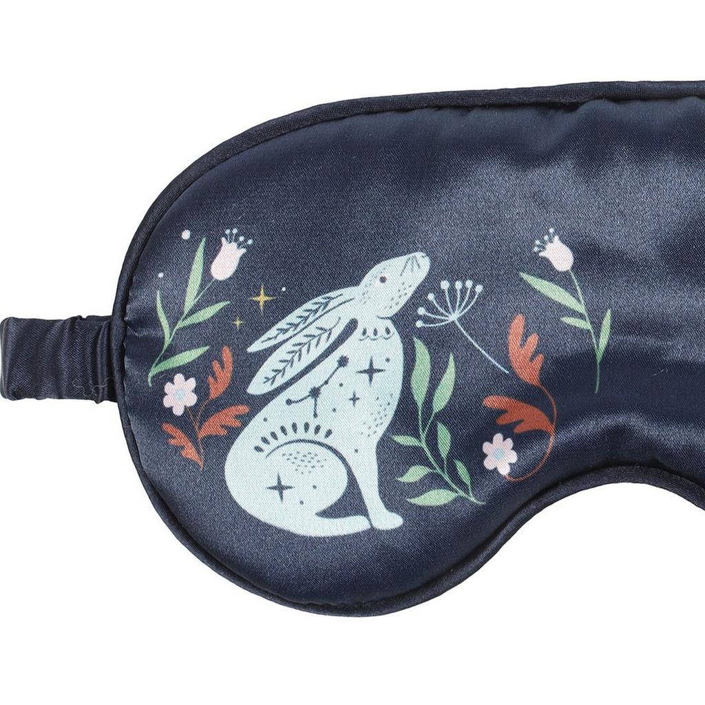 Something Different Midnight Hare Satin Sleep Mask