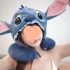 Adorable Stitch Hooded Neck Pillow for Napping with Headrest Support - Creative Gift for Birthdays