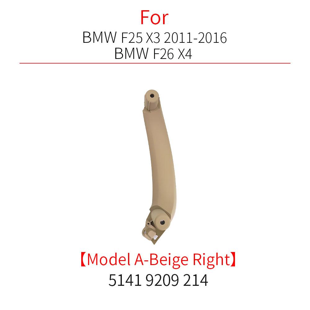 For BMW F25 F26 Car Front Rear Interior Door Handle Pull Accessory Replacement For BMW X3 X4 2011-2016