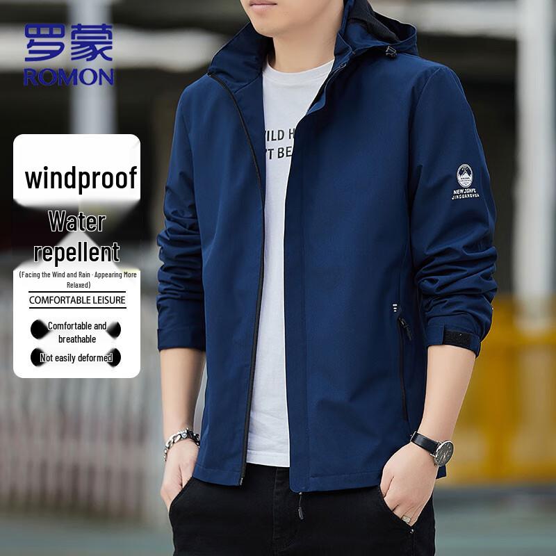 ROMON Men s Hooded Commuter Jacket M