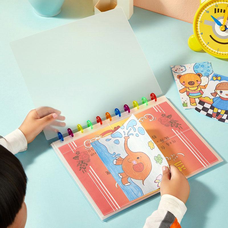 A4 A5 Erasable loose-leaf mushroom folder Rainbow mushroom hole data book Planner Disc Bound Notebook Discs Journal