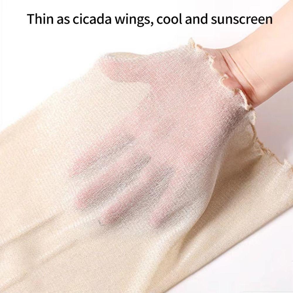 Breathable Fabric Sun Protection Face Mask Thin Texture Breathable Face Scarf  Summer Season