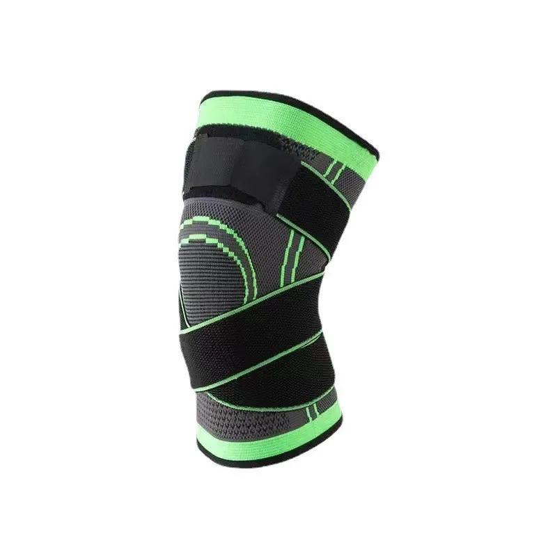 1PC Sports Knee Pad Men Pressurized Elastic Knee Pad Support Fitness Gear Basketball Volleyball Brace Tennis Cycling Protector
