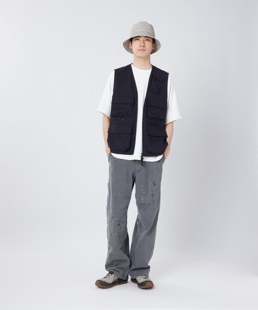 Snow Peak TAKIBI Herringbone Vest BLACK M VT-26SU003 (Men's/Women's Vest)