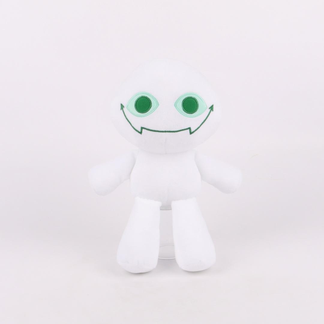 

Новая плюшевая игрушка Slap Battles Bob, периферийная игровая игрушка Little Black, кукла белый