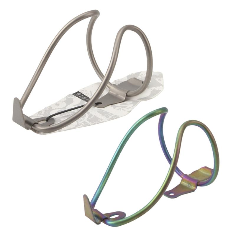 Lightweight Bicycles Bottle Cage Titanium Alloy Bike Bottle Holder for Road and Mountain Bikes Easy Installation