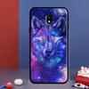Custodia carina Galaxys Wolf per Samsung J4 J6 Plus J8 A6 A7 A8 A9 2018 J7 J5 J3 2017 A3 A5 J1 2016 Copri Telefono