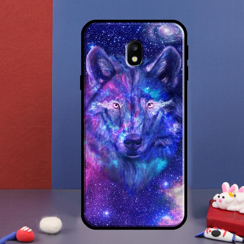 

Милый чехол с галактическим волком для Samsung J4 J6 Plus J8 A6 A7 A8 A9 2018 J7 J5 J3 2017 A3 A5 J1 2016 Чехол для телефона J5 2016 - J510