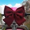1pc Bow Helmet Decoration Cute Bow Ornament for Motorcycle Electric Bike Ski Helmet Riding Accessories for Women