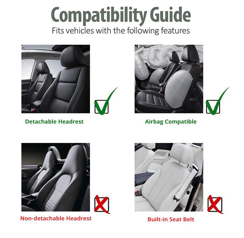 Car Front Seat Covers With Mesh 3MM Car Products Seat Cover Exterior Parts Side Red Bird's Eye Cloth