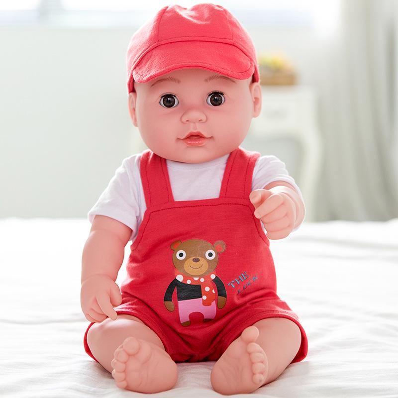 Sound-Activated Silicone Reborn Baby Doll - Soft, Smart Early Education Toy for Girls