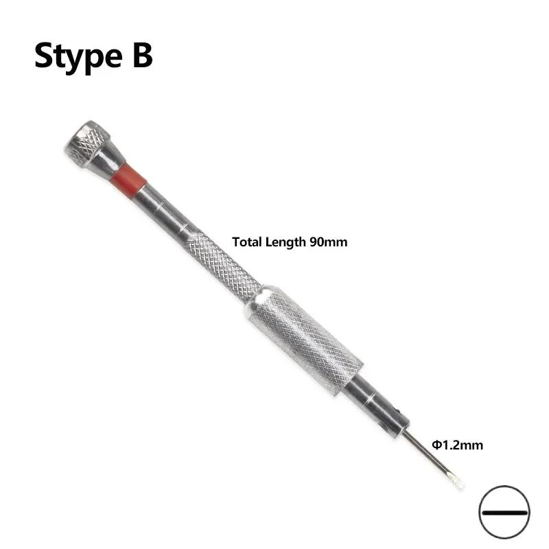 Small 0.8-1.6 Steel Single Screwdriver For Watch Glasses Repairing Portable Hand Tools Band Removal With  Link Pins Watchmaker