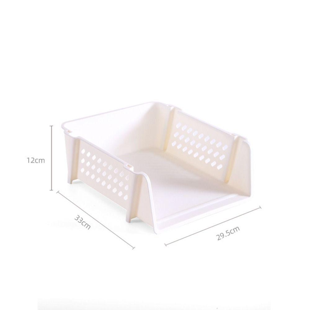 

Штабелируемая многоярусная стойка для файлов, бытовой контейнер для хранения бумаги, креативный держатель для лотков для документов, дом и офис 295x33x120mm