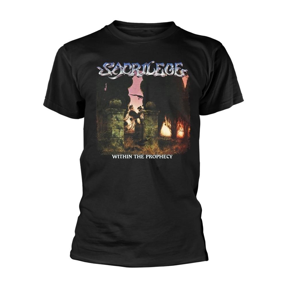 SACRILEGE - WITHIN THE PROPHECY BLACK T-Shirt, Front & Back Print Small XXXL